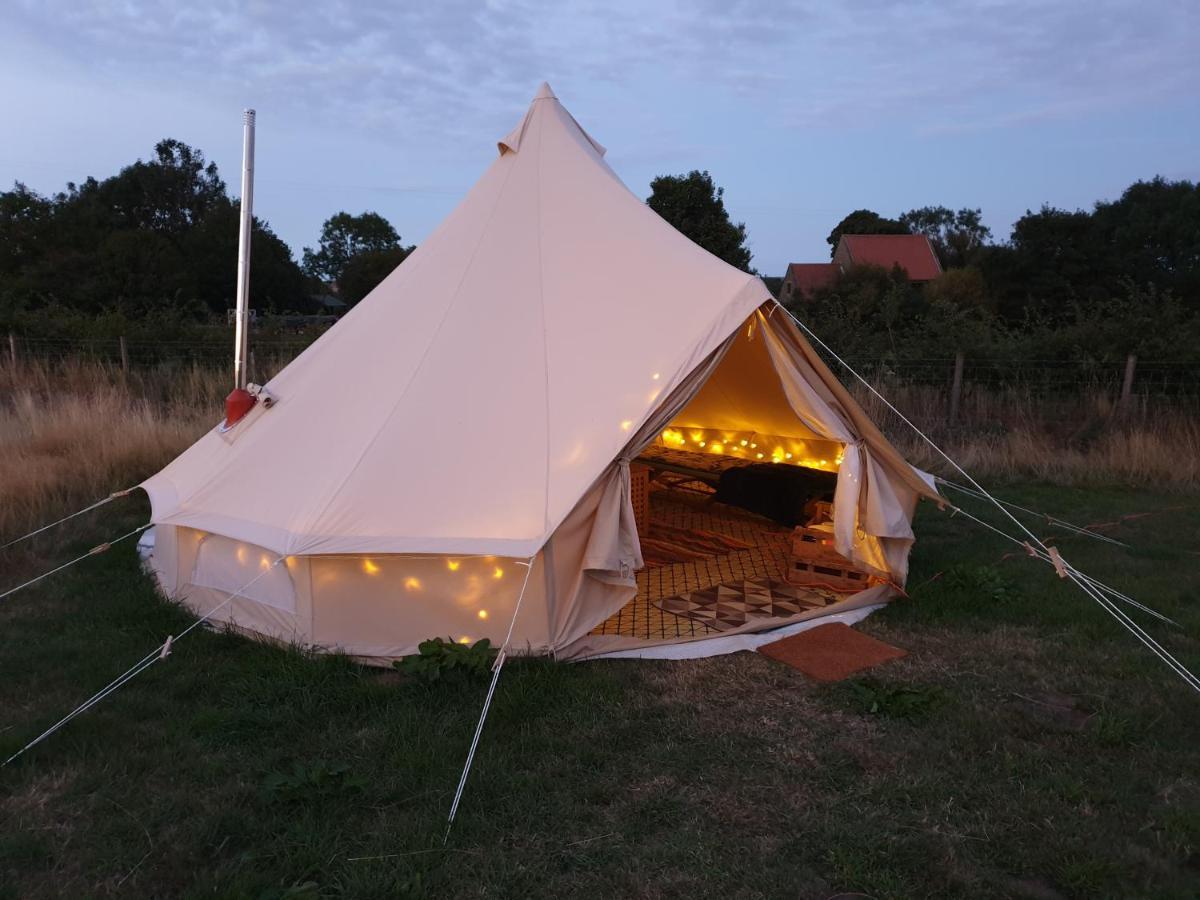 5M Xl Bell Tent With Log Burner Near Whitby Villa Saltburn-by-the-Sea Exterior photo